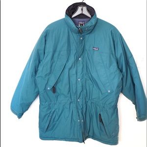 Patagonia Teal Puffer Jacket